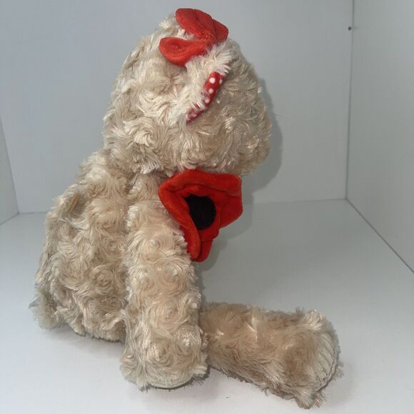 SCENTSY BUDDY, Poppy The Bear Holding Poppy Flower Bow Newborn Nursery Scent - Picture 7 of 9